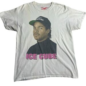 Ice Cube Graphic T-Shirt Vintage Style Rap Tee Los Angeles Raiders‎ Medium